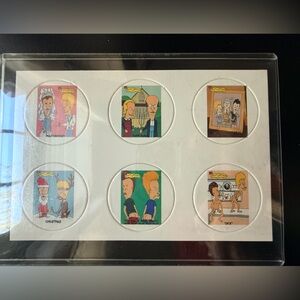 Vintage Beavis and Butt-Head Collectible Pogs.
